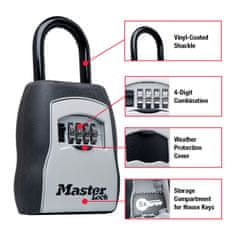 MXM Schránka na klíče s číselným zámkem Master Lock 5400D