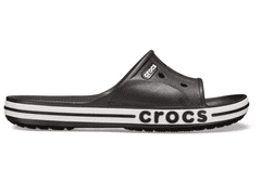Crocs Bayaband Slides pro muže, 48-49 EU, M13, Pantofle, Sandály, Black/White, Černá, 205392-066