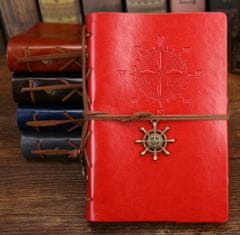 Korbi Malý diář, cestovní zápisník, červený diář, A7