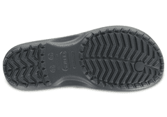Crocs Crocband Flip-Flops Unisex, 38-39 EU, M6W8, Žabky, Pantofle, Sandály, Graphite/Volt Green, Šedá, 11033-0A1