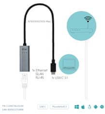 I-TEC USB-C Metal 2.5Gbps Ethernet Adapter