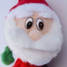 HOME & MARKER® Vánoční dekorace Tančící Santa, Santa Claus vánoční ozdoba 37 x 22cm | DANCECLAUS