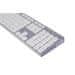 Evolveo WK-180, set bezdr. klávesnice a myši, USB, 2,4GHz, CZ/US, bílo-šedý