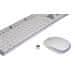 Evolveo WK-180, set bezdr. klávesnice a myši, USB, 2,4GHz, CZ/US, bílo-šedý