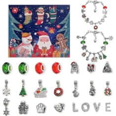 VIVVA® Adventní kalendář 2023 - Vánoční kalendář pro děti se šperky DIY | ADVENTBRACE