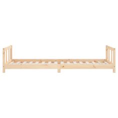 shumee Dětská postel 90 x 200 cm masivní borové dřevo