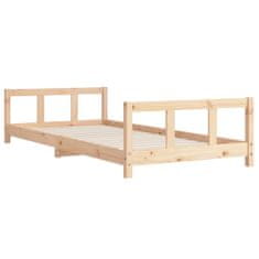 shumee Dětská postel 90 x 200 cm masivní borové dřevo