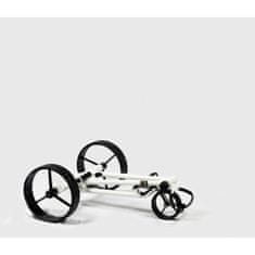 Davies Caddy Elektrický golfový vozík QUICK FOLD v bílé lesklé barvě s baterií až 36 jamek, černá kola