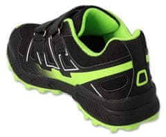 Befado dětské nepromokavé trekové boty TREK WATERPROOF 518X004 černo-zelené, velikost 29