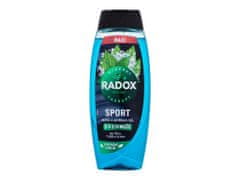 Radox 450ml sport mint and sea salt 3-in-1 shower gel