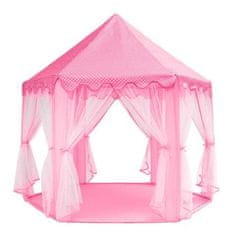 Kruzzel Růžový stan pro děti N6104