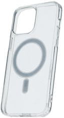 C.P.A. silikonové TPU pouzdro Mag Anti Shock 1,5 mm pro iPhone 14 Pro, transparentní