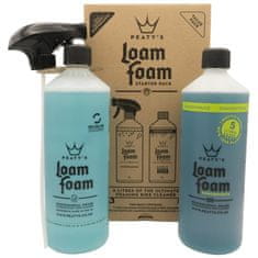 Peaty's Čistič LoamFoam Starter Pack - s napěnovačem, LoamFoam 1000 ml a LoamFoam Concentrate 1000 ml, dárkové balení