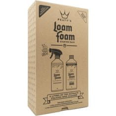 Peaty's Čistič LoamFoam Starter Pack - s napěnovačem, LoamFoam 1000 ml a LoamFoam Concentrate 1000 ml, dárkové balení