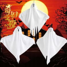 Korbi Závěsný duch, halloweenská dekorace, dekorace s přívěskem, bílá 1