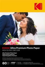 Kodak Fotopapír Ultra Premium Photo RC Gloss (280g/m2) 10x15 (A6) 60 listů