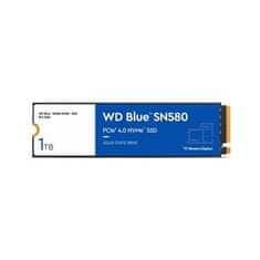 WD BLUE SSD NVMe 1TB PCIe SN580,Gen4, (R:4150, W:4150MB/s)