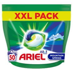 Ariel kapsle na praní Mountain Spring 50 ks