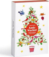 Galison Puzzle Adventní kalendář Andy Warhol: 12 dní do Vánoc 12x80 dílků