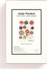 Galison Puzzle Adventní kalendář Andy Warhol: 12 dní do Vánoc 12x80 dílků