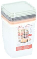 Alpina Box na potraviny s víkem sada 10ks 750 mlED-223917