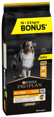 Purina Pro Plan Dog All Size Light Rich in Chicken 14 kg + 2,5kg
