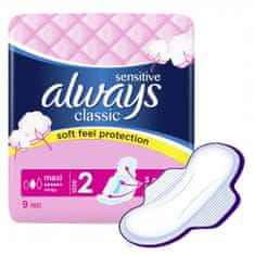 OEM Hygienické vložky Always Classic Soft s křidélky 9 ks