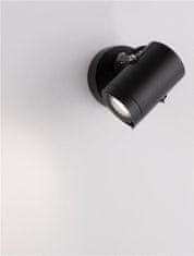 Nova Luce NOVA LUCE venkovní reflektor KIMIKO černý hliník a čiré sklo GU10 1x10W 220-240V bez žárovky IP54 9026126