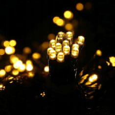 MUVU Světla Na Vánoční Stromek, Svítící Girlanda, Teplá Barva, 300 Led Diod