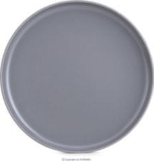Konsimo Jídelní sada talířů pro 6 osob VICTO 24 ks šedá