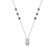Police Luxusní ocelový náhrdelník s lebkou Rock Rebel PEAGN0001001