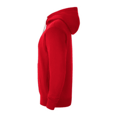 Nike Park Fleece Full Zip Hoodie pro muže, M, Mikina rozepínací, University Red/White, Červená, CW6887-657