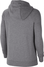 Nike Park Fleece Hoody pro ženy, XS, Mikina, Charcoal Heather/White, Šedá, CW6957-071