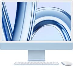 Apple iMac 24" 4,5K Retina /M3 8-core/8GB/256GB SSD/8-core GPU, modrá (MQRC3CZ/A)