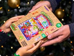 Vánoční dřevěné puzzle české výroby: Vánoční Hračkářství