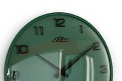 Prim Nástěnné designové plastové hodiny PRIM Bloom II , zelená