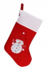 Koopman Vánoční ponožka Vánoční přívěsek 41x26,5 cm 1ks