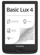 PocketBook e-book reader 618 BASIC LUX 4 INK BLACK/ 8GB/ 6"/ Wi-Fi/ micro SD/ čeština/ černá