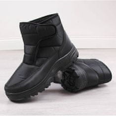 Pánské zateplené sněhové boty na suchý zip NOVINKY velikost 41