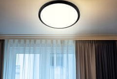 LUMILED Stropní svítidlo LED plafon DIANA 36W 4000K kulaté černé 40cm