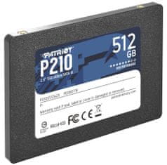 Patriot P210 512GB SSD / 2,5" / Interní / SATA 6GB/s / 7mm
