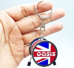 Pecka Přívěsek na klíče Music Legends PPT-BD003 Ludvig Oasis Bass Drum Union Jack Miniature