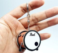 Pecka Přívěsek na klíče Music Legends PPT-BD005 Pearl Bass Drum Miniature
