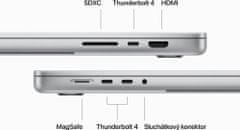 Apple MacBook Pro 16, M3 Max - 14-core/36GB/1TB/30-core GPU, stříbrná (MRW73CZ/A)