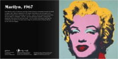 Galison Posuvné dřevěné puzzle Andy Warhol: Marilyn 2v1 (16 dílků)