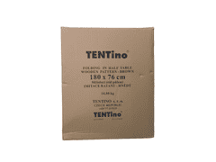 TENTino Skládací stůl IMITACE RATANU 180x76 cm PŮLENÝ STL180PR