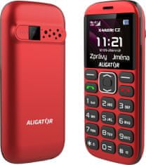 Aligator A720 4G Senior, Black/Red