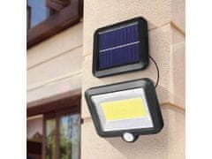 TopKing Solární 100 LED světlo venkovní s čidlem