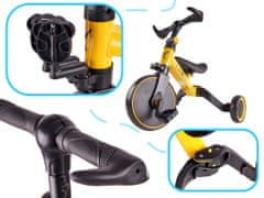 WOWO Multifunkční Tříkolka Trike Fix Mini 3v1 s Žlutými Pedály pro Děti