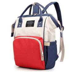 Herzberg HG-03114: Multifunkční taška na plenky a kojenecké láhve pro maminky – vícebarevná